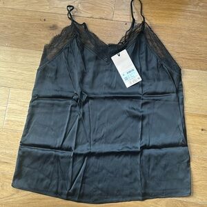 Scotch and soda black lace cami
